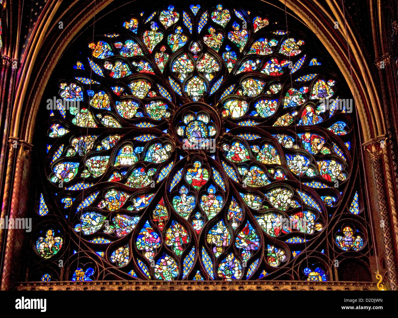 France paris sainte chapelle rose Fotos und Bildmaterial in hoher