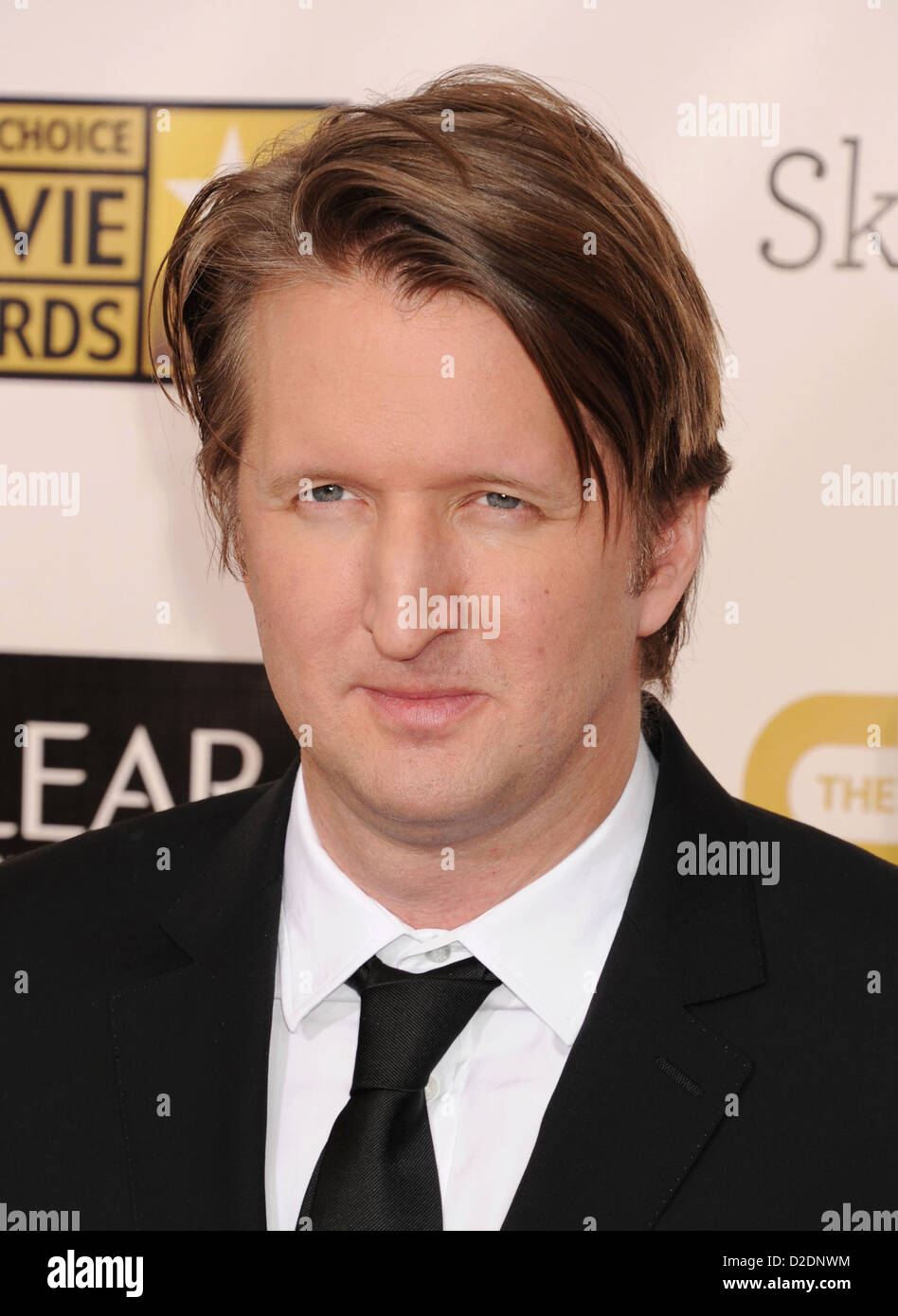 TOM HOOPER UK Film- und TV-Regisseur im Januar 2013. Foto Jeffrey Mayer Stockfoto