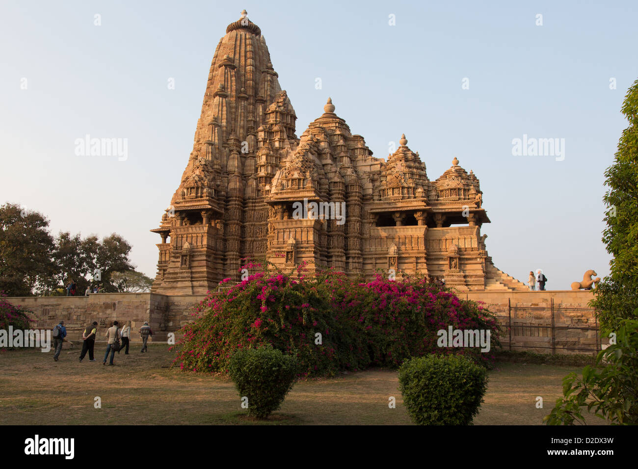 Kandariya Mahadev Tempel, Khajuraho, Indien Stockfoto
