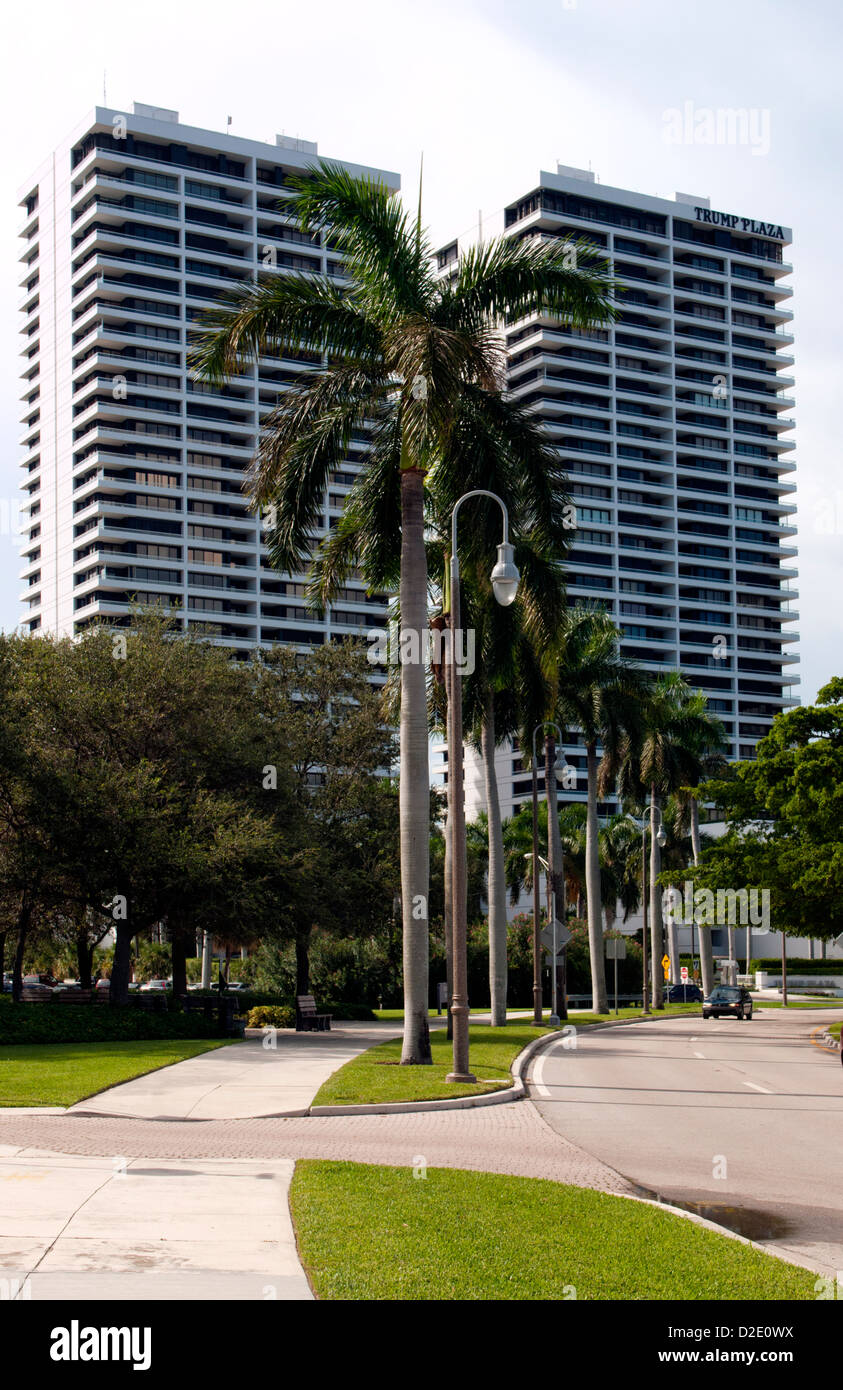 Trump Towers, West Palm Beach, Florida Stockfoto