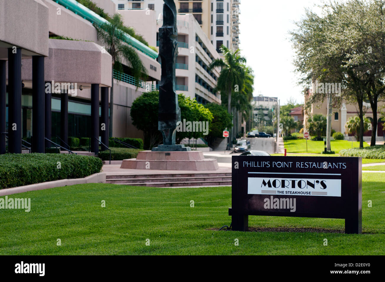 Mortons Steakhouse in West Palm Beach Florida Stockfoto