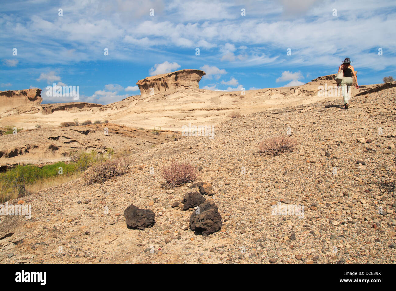 San Blas Mondlandschaft in Insel Teneriffa Stockfoto