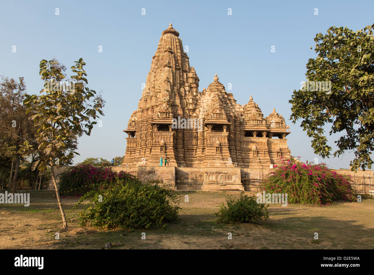 Kandariya Mahadev Tempel, Khajuraho, Indien Stockfoto