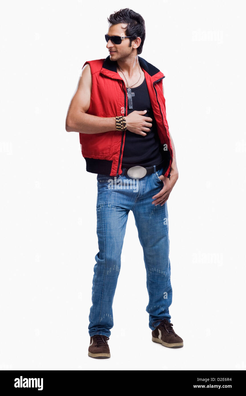 Male fashion model Ausgeschnittene Stockfotos und -bilder - Alamy