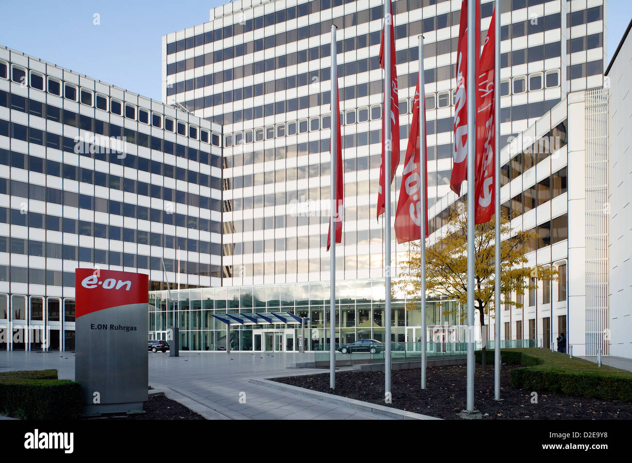 Essen, Deutschland, das Hauptquartier der E.ON Ruhrgas Stockfoto