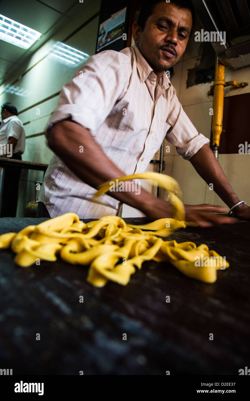 Tiefe Pfanne, Ahmedabad, Gujarat, Indien Stockfoto