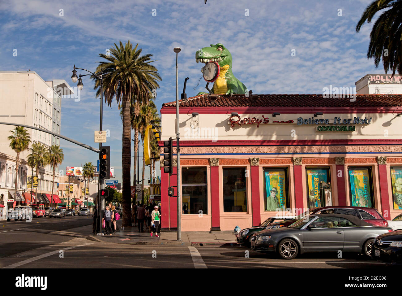 Ripleys glauben es oder nicht! Wenig am Hollywood Boulevard in Hollywood, Los Angeles, Kalifornien, Stockfoto