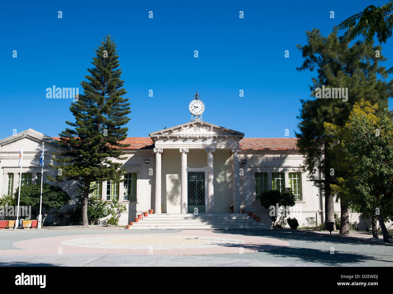 Heilig-Kreuz-Grundschule, Lefkara, Zypern Stockfoto