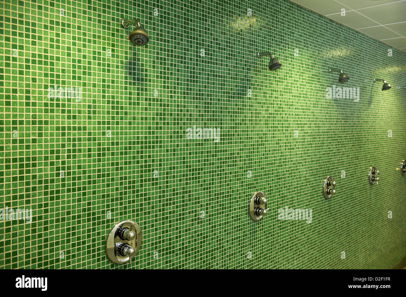 Duschen am Aviva Stadium in Dublin Stockfoto