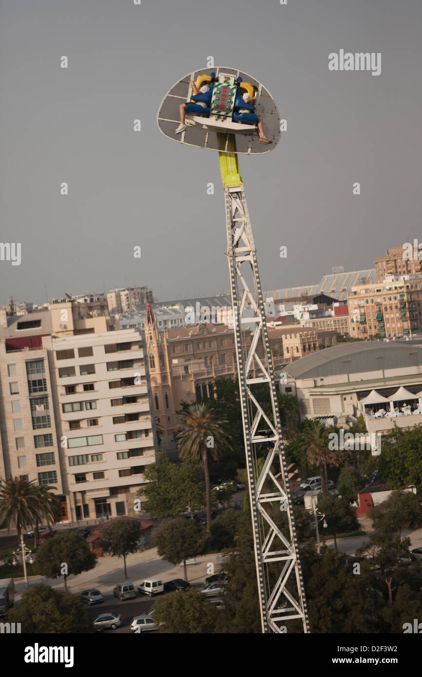 Festplatz fliegen in Valencia, Spanien. Stockfoto