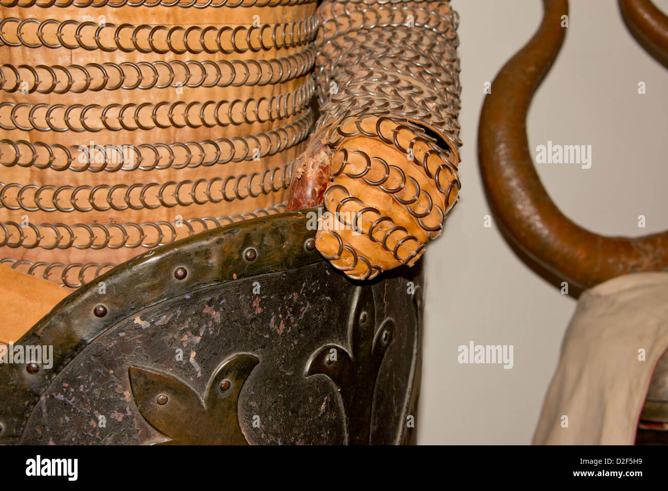 Deutschland, Rheinland-Pfalz, Braubach, Marksburg Schloss. Burg ca. 1117. Stockfoto