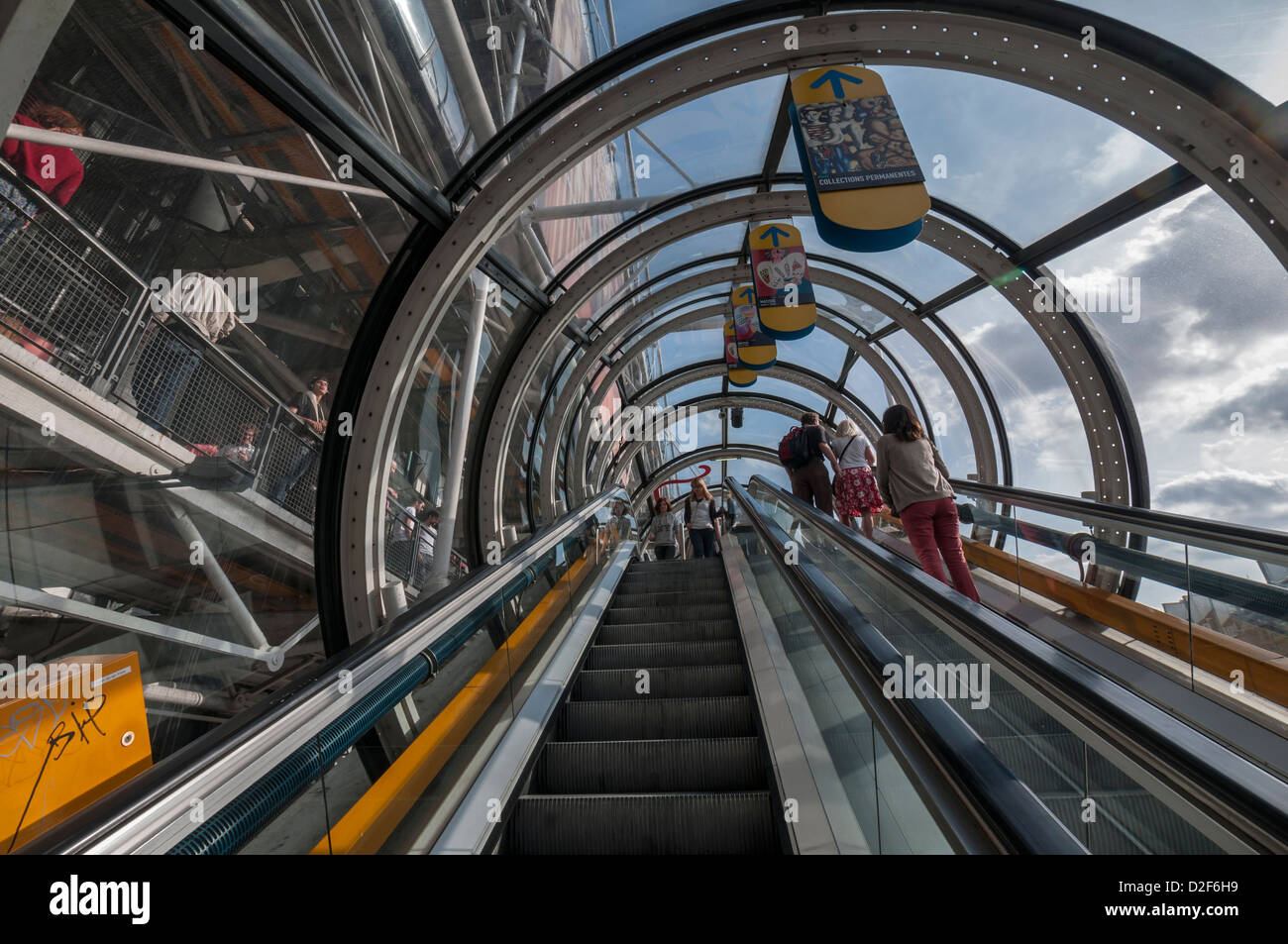 Centre Georges Pompidou, Paris, Frankreich Stockfoto