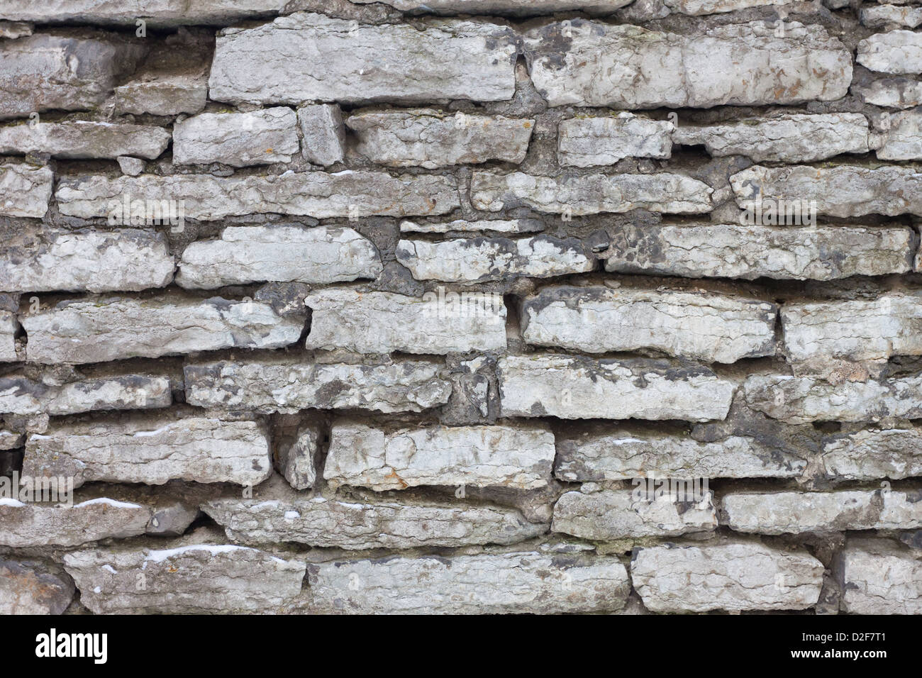 Alte Steinmauer Hintergrundtextur Stockfoto
