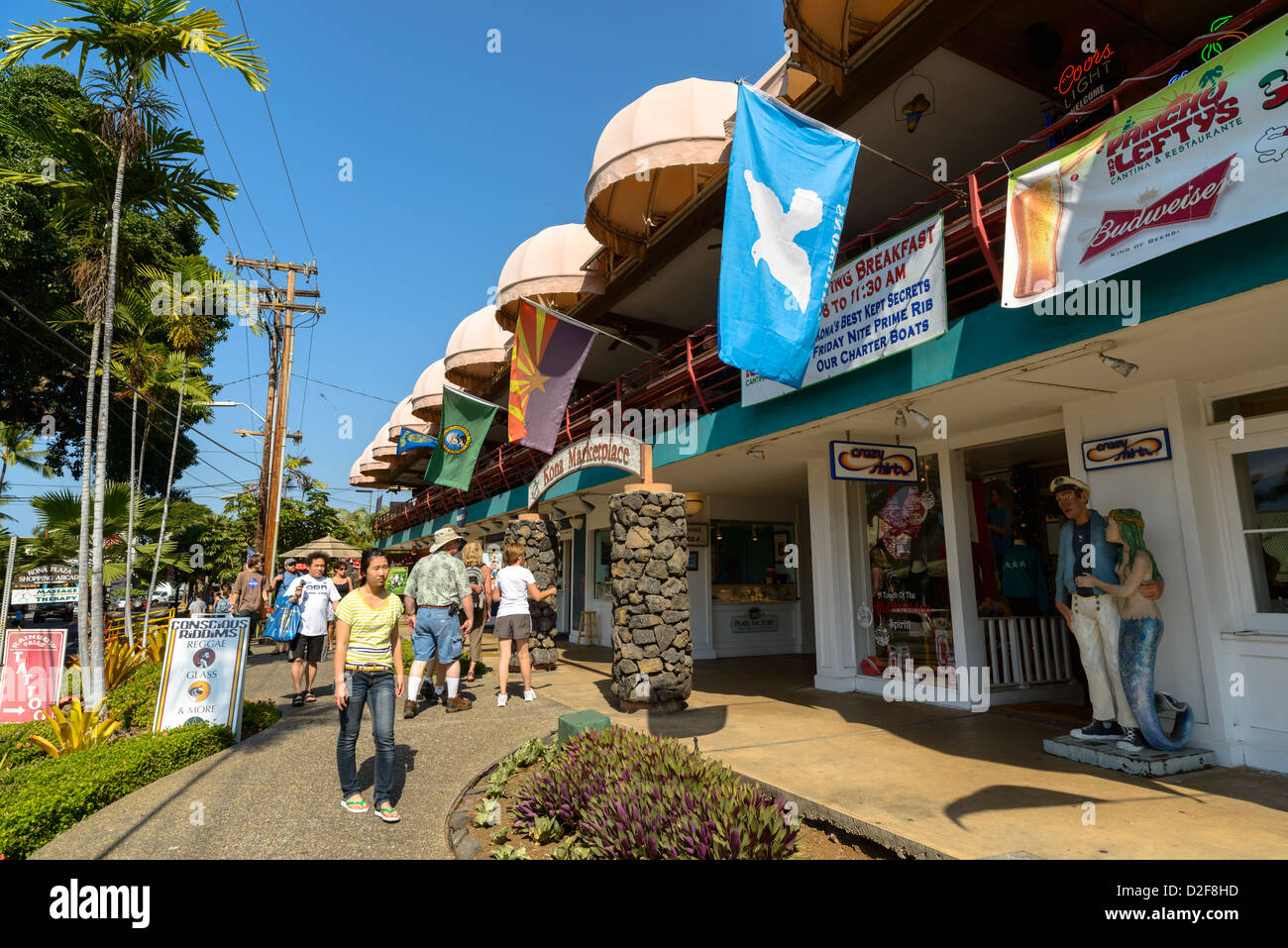 Kailua-Kona, Big Island, Hawaii, USA Stockfoto