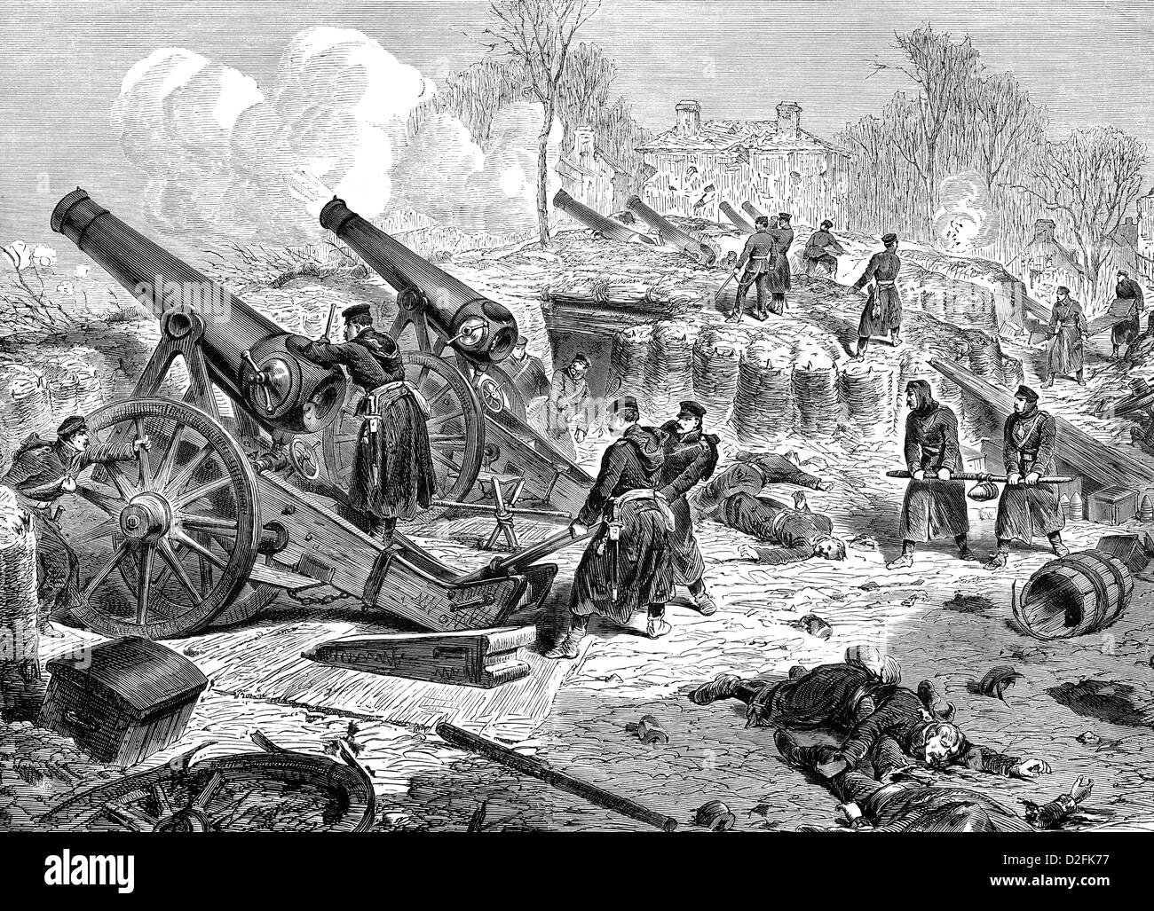 Wann War Der Deutsch Französische Krieg Deutsch Französischer Krieg 1870 Paris Stockfotos und -bilder Kaufen