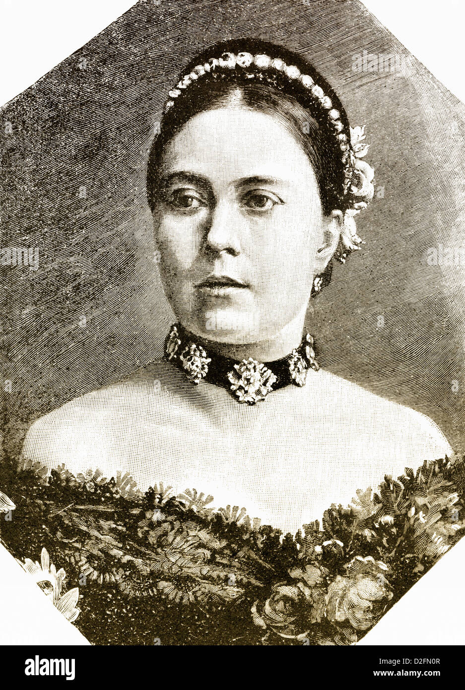 Victoria Adelaide Mary Louisa, Prinzessin von Großbritannien und Irland Königin von Preußen Stockfoto