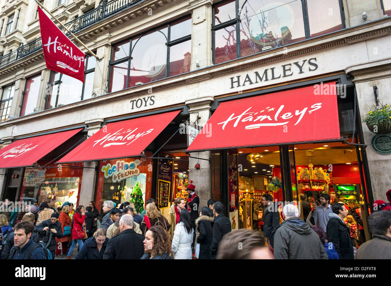 Hamleys Spielwarenladen, Regent Street, London, UK Stockfoto
