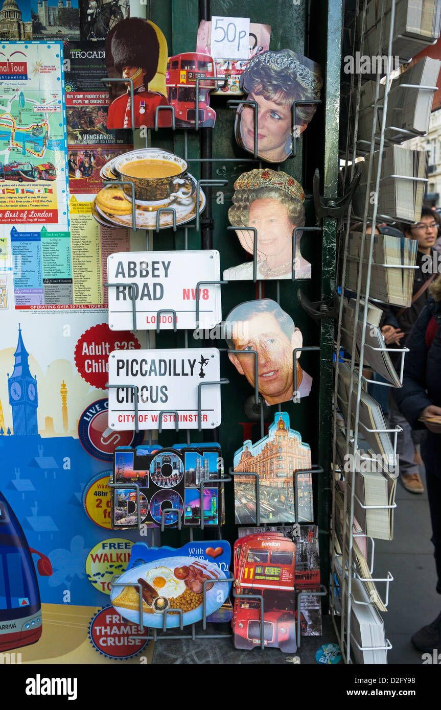 Postkarten, London, UK Stockfotografie - Alamy