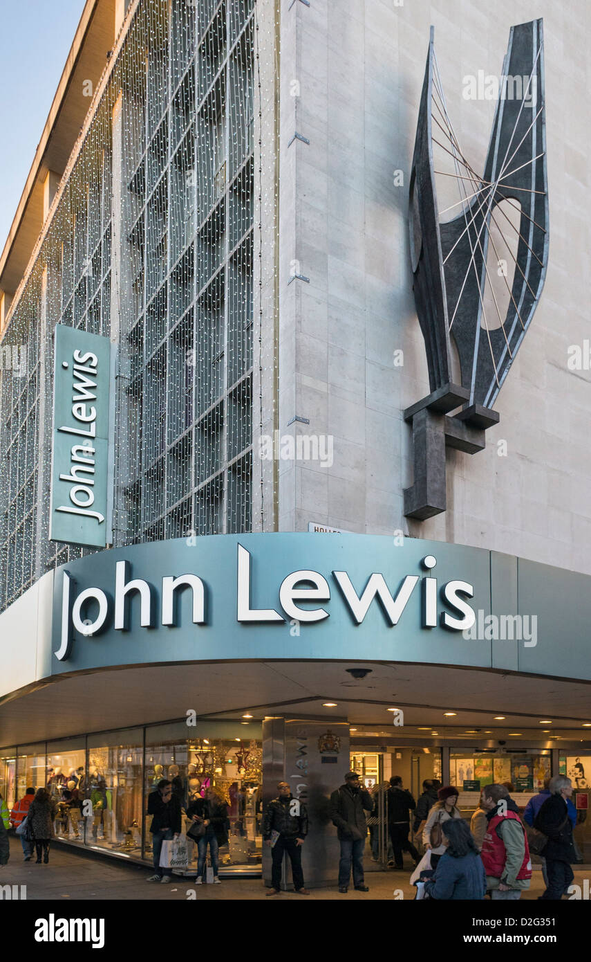John Lewis Department Store, Oxford Street, London, UK Stockfoto