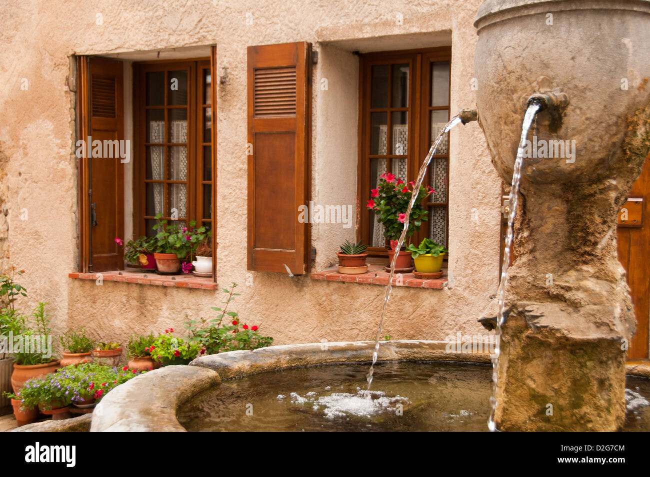 Die malerische Straße Bargemon, Provence, Frankreich Stockfoto