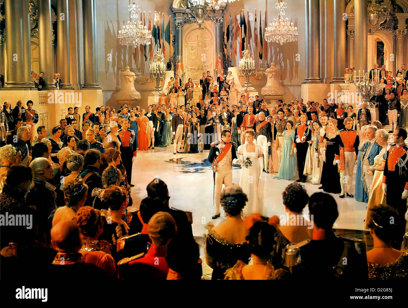 Eroberung 1937 MGM Film mit Charles Boyer als Napoleon und Greta Garbo als Gräfin Walewska Stockfoto