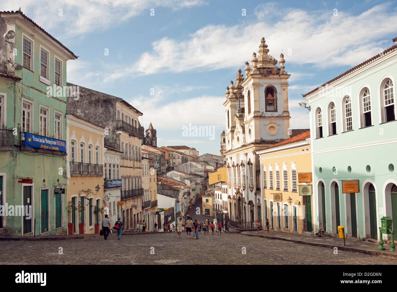 Der Pelourinho in Salvador, Bahia, Brasilien Stockfoto