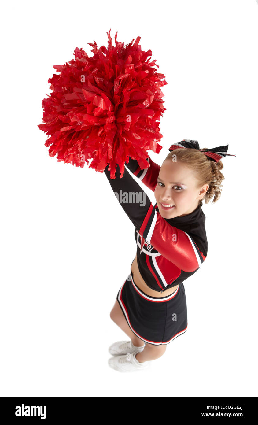 Cheerleading Pose Stockfoto