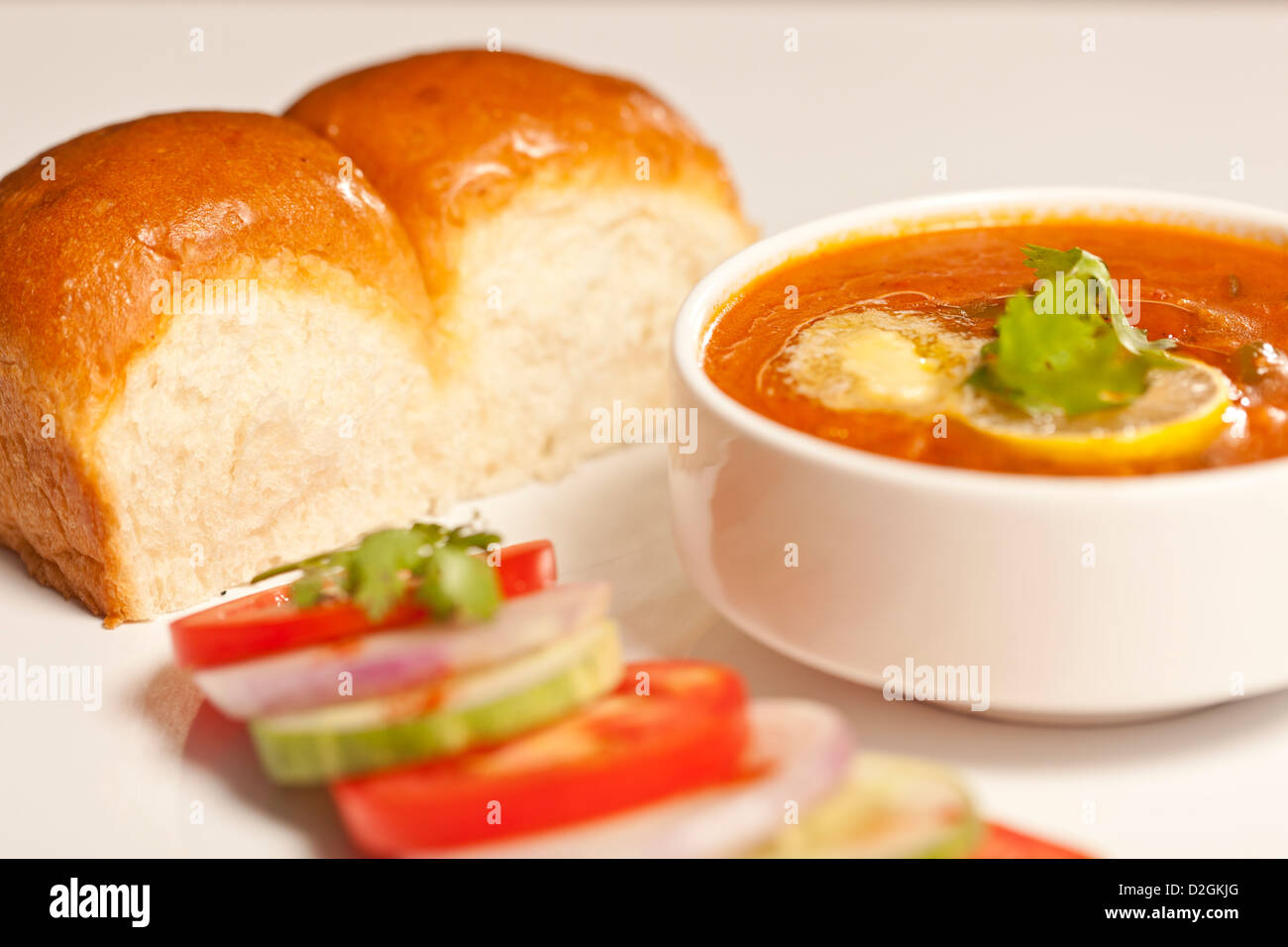 PAV Bhaji Masala. Stockfoto