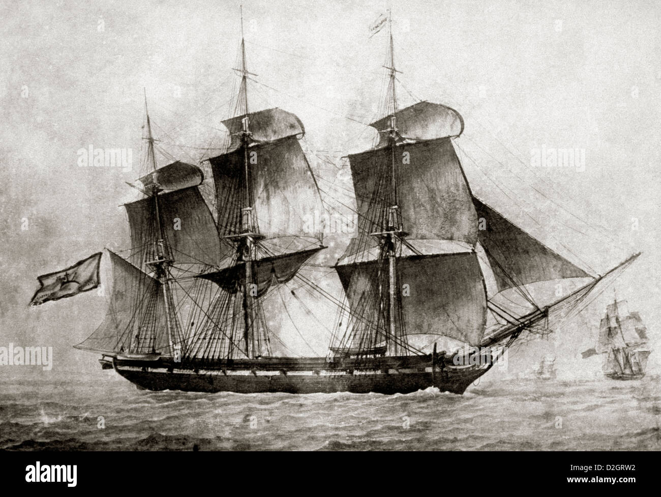 Schiff der griechischen Revolution 1821 die Kimon von revolutionären verwendet Stockfoto