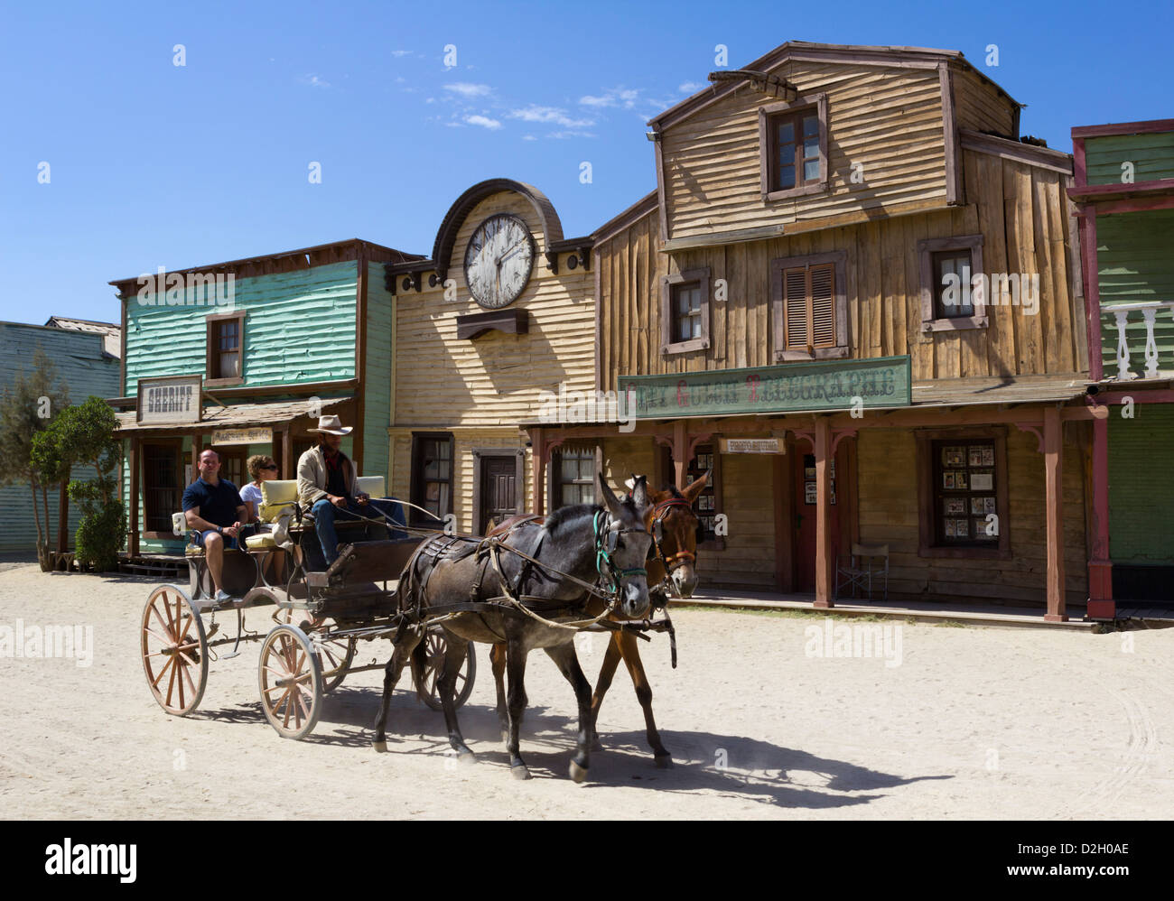 Texas Hollywood FilmSet, verwendet als Standort für den westlichen