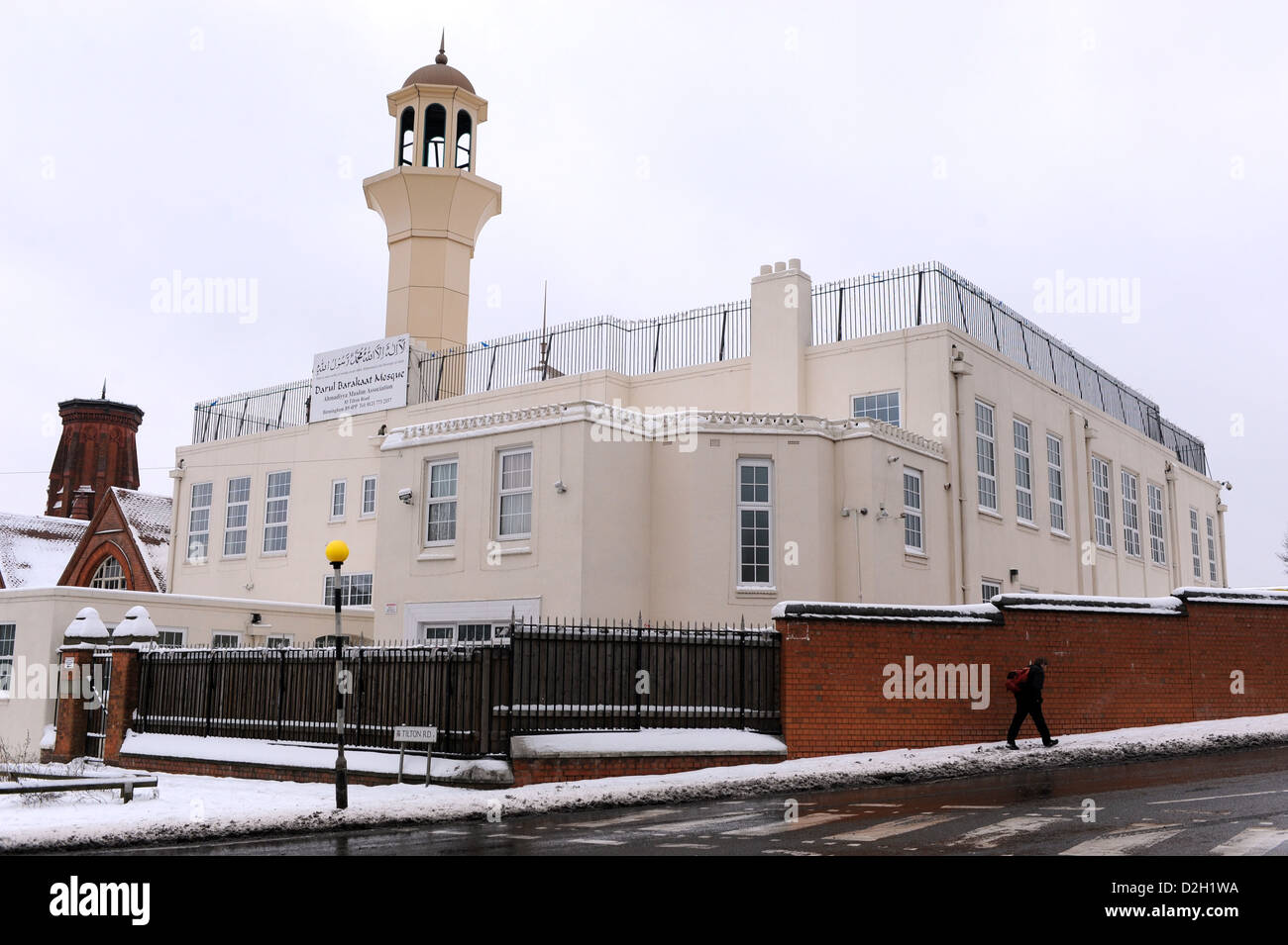 Birmingham darul barakaat moscheeaka Fotos und Bildmaterial in hoher