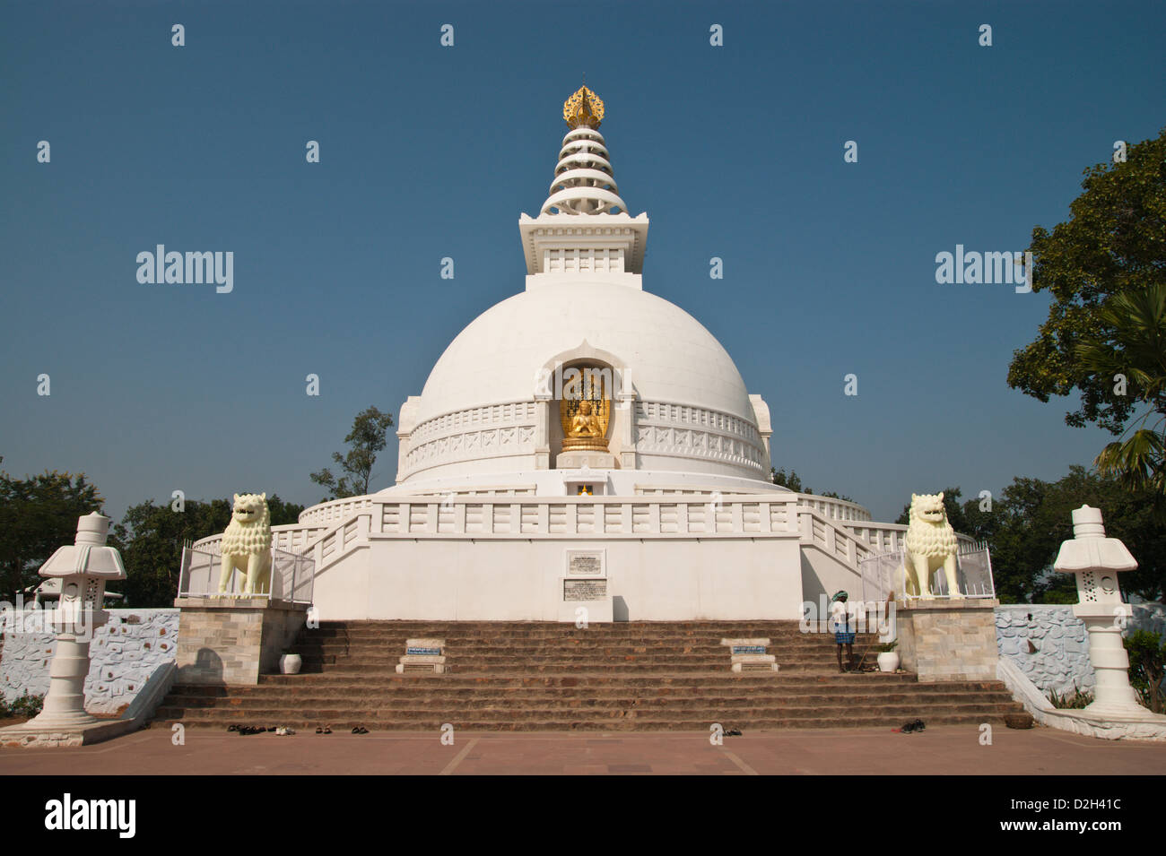 Rajgir Bihar, Indien Stockfoto