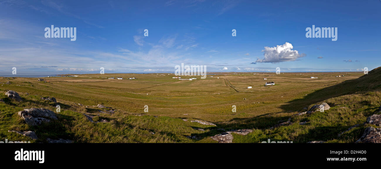 Schottland, Argyll & Bute, Inneren Hebriden, Tiree, Panoramablick auf Tiree von Ben Hough Stockfoto