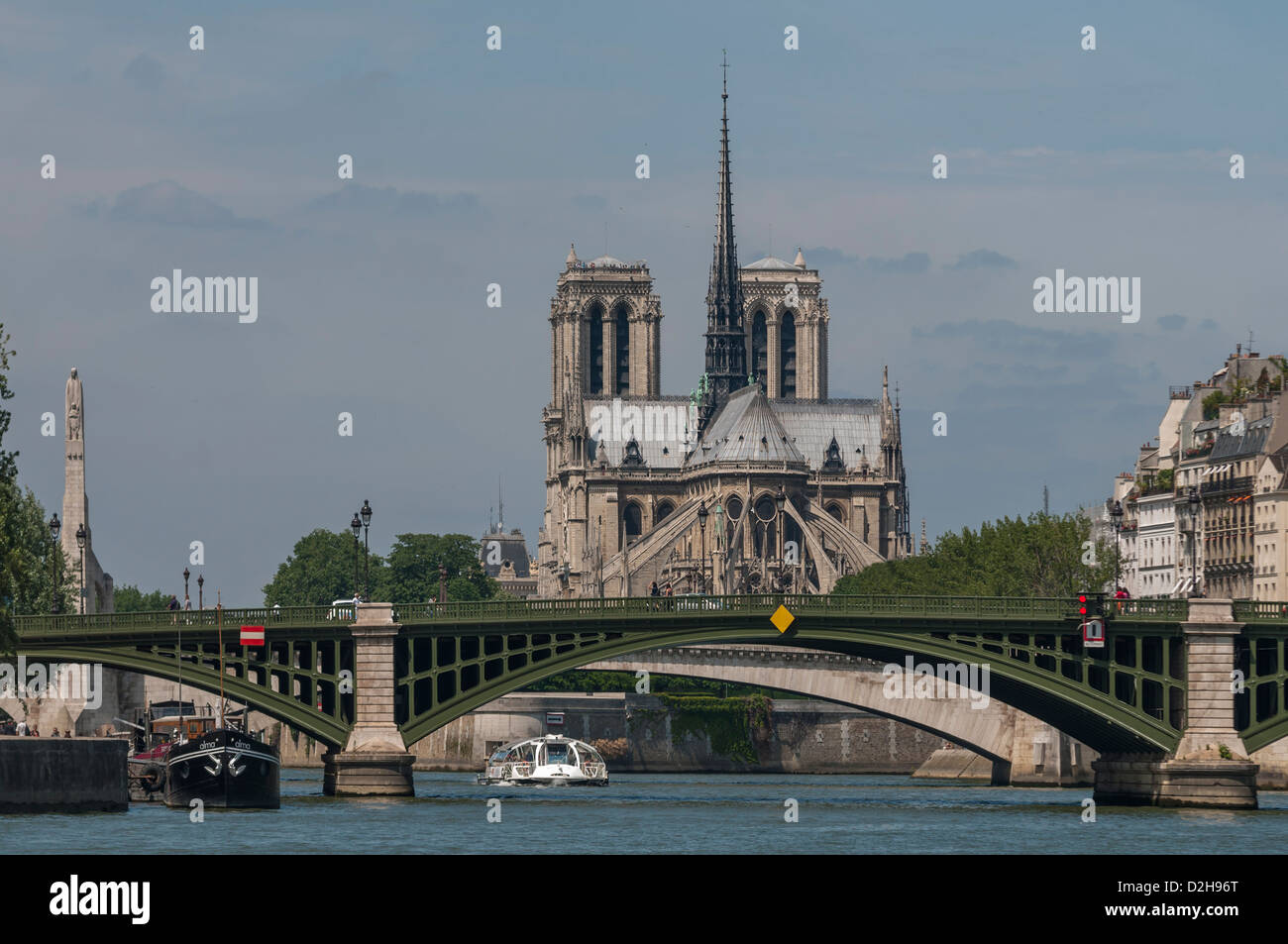 Kathedrale von Notre Dame de Paris, France Stockfoto