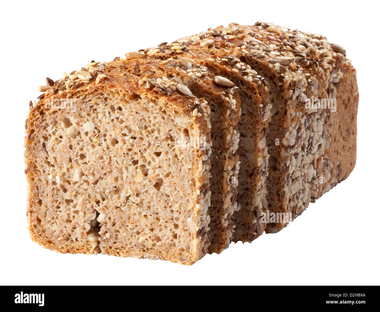 Berlin, Deutschland, eine in Scheiben geschnittene   whole Weizenbrot Stockfoto