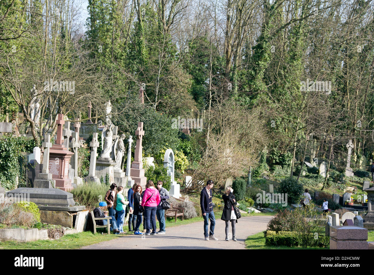 Highgate Cemetery - Camden - London Stockfoto