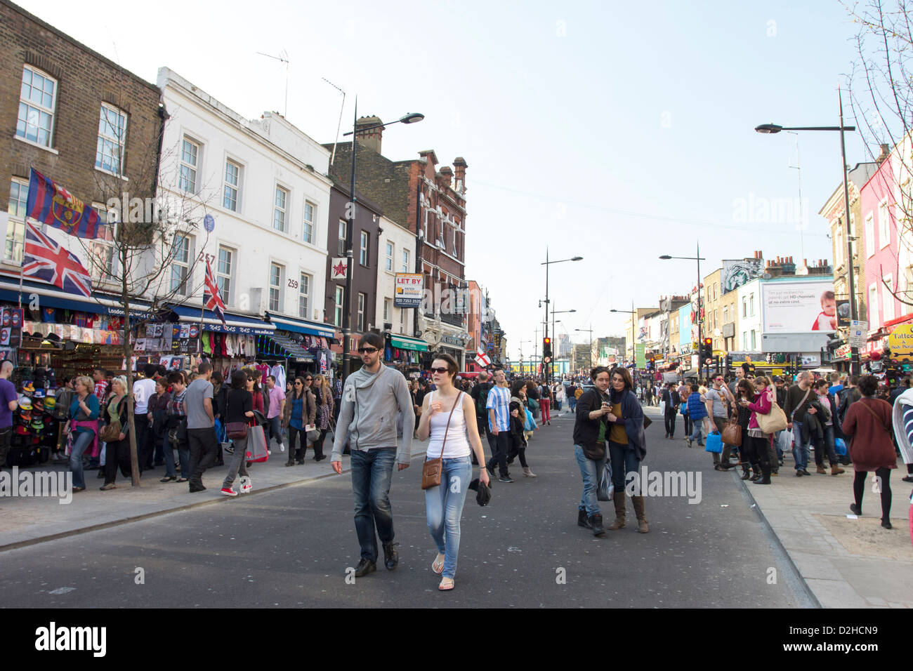 Camden Town High Street - London Stockfoto