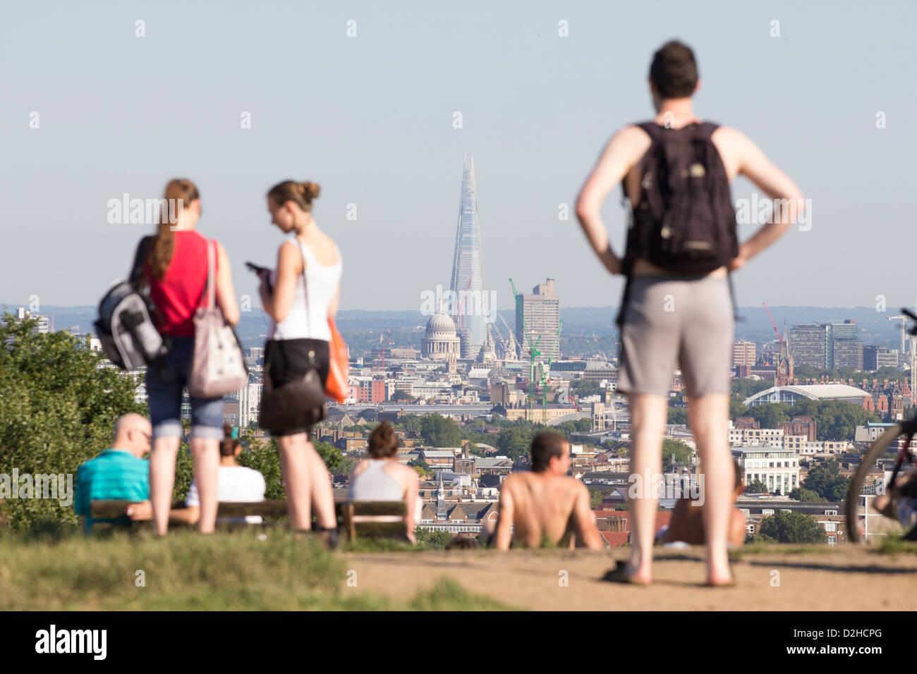 Parliament Hill - Hampstead Heath - Camden - London Stockfoto