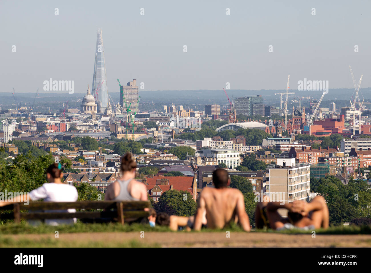 Parliament Hill - Hampstead Heath - Camden - London Stockfoto