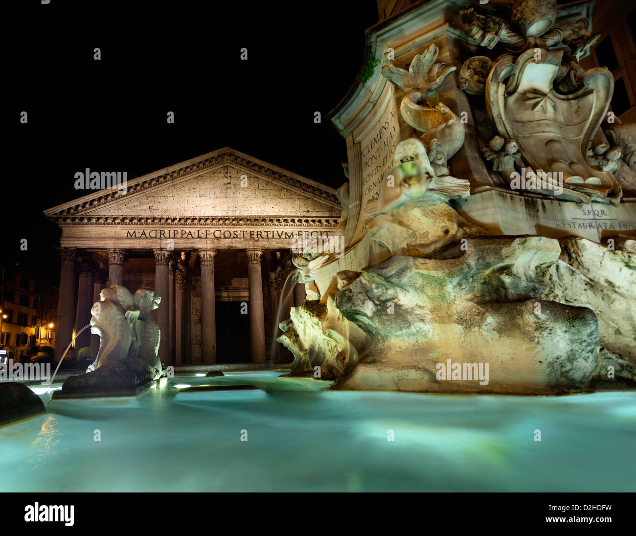 Rom Jan Rom - JAN 14: Pantheon, wurde dieses Gebäude von Marcus Agrippa als ...