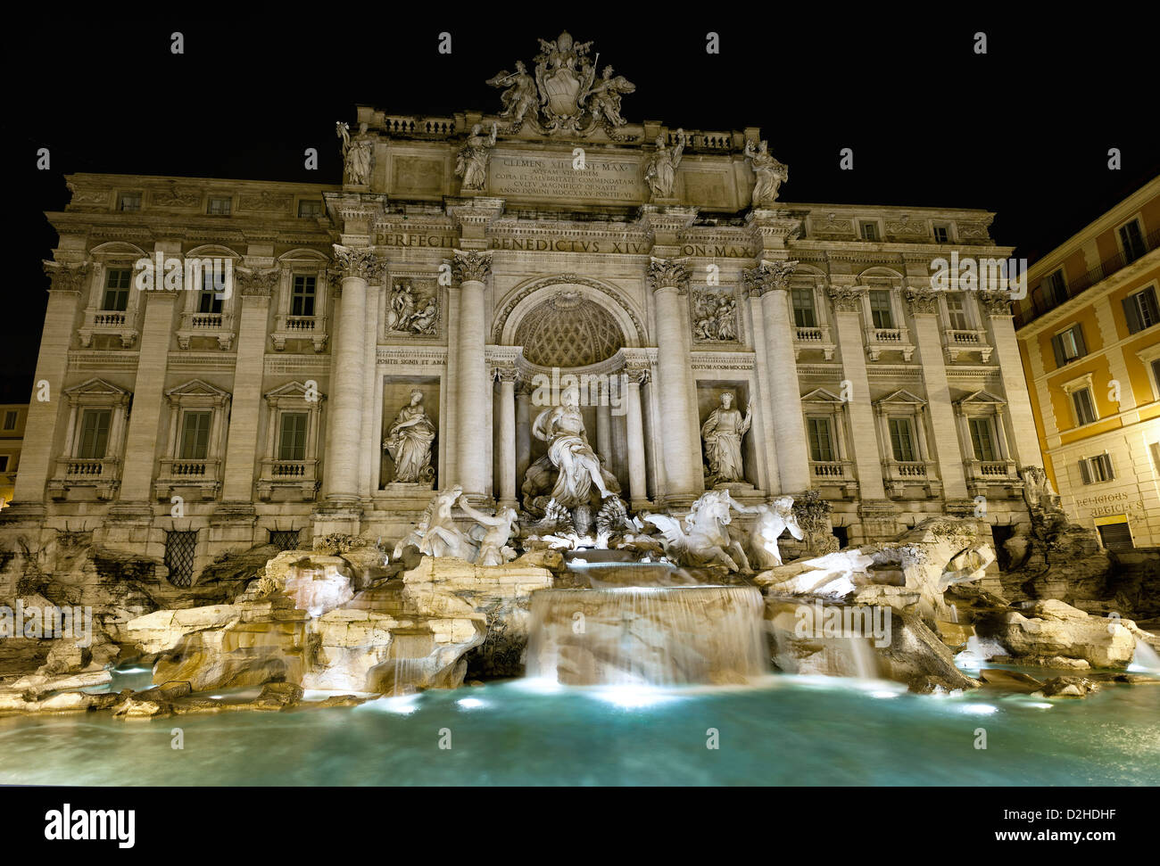 Fontana di Trevi (Rom) Stockfoto