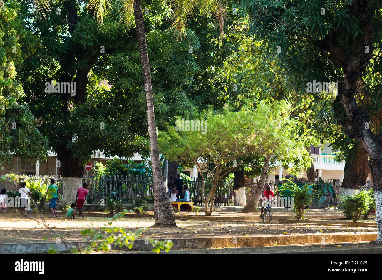 Park-Szene, Hell-Ville, nosy-werden, Madagaskar Stockfoto