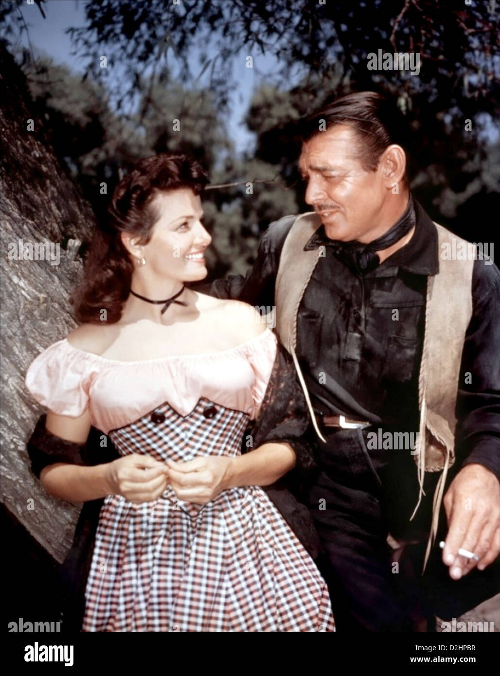 GROßE Männer 1955 20th Century Fox Film mit Clark Gable und Jane Russell Stockfoto