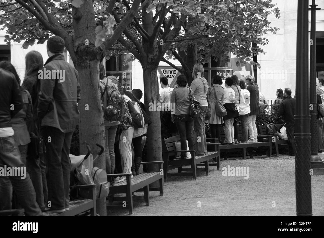 Beobachten den London-Marathon 2010 Stockfoto
