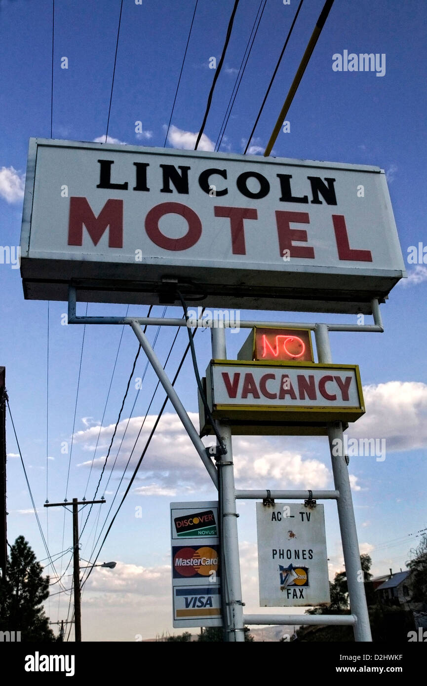 Lincoln Motel Austin Nevada, USA Stockfoto