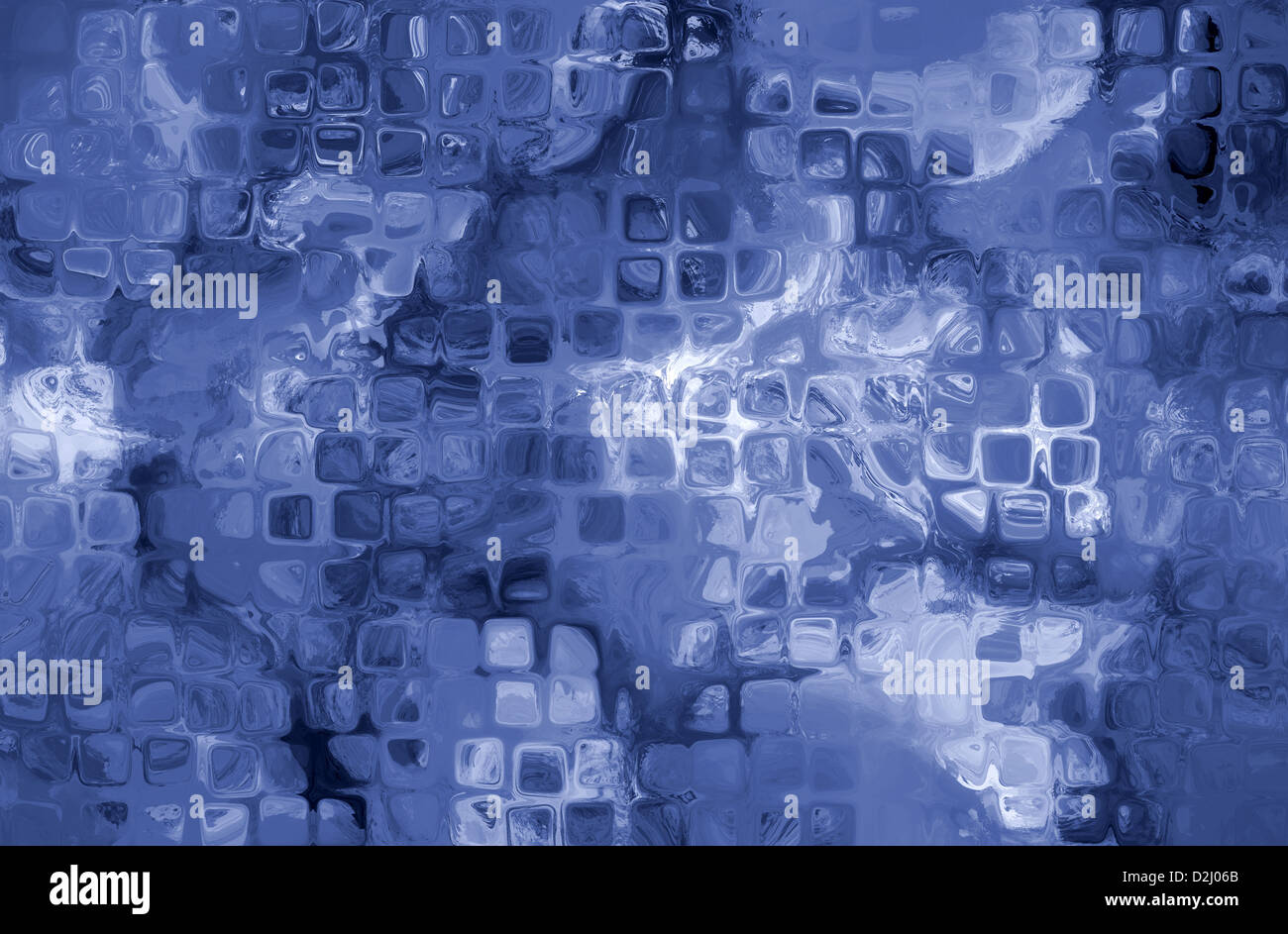 Abstrakte Malerei blau Stockfoto