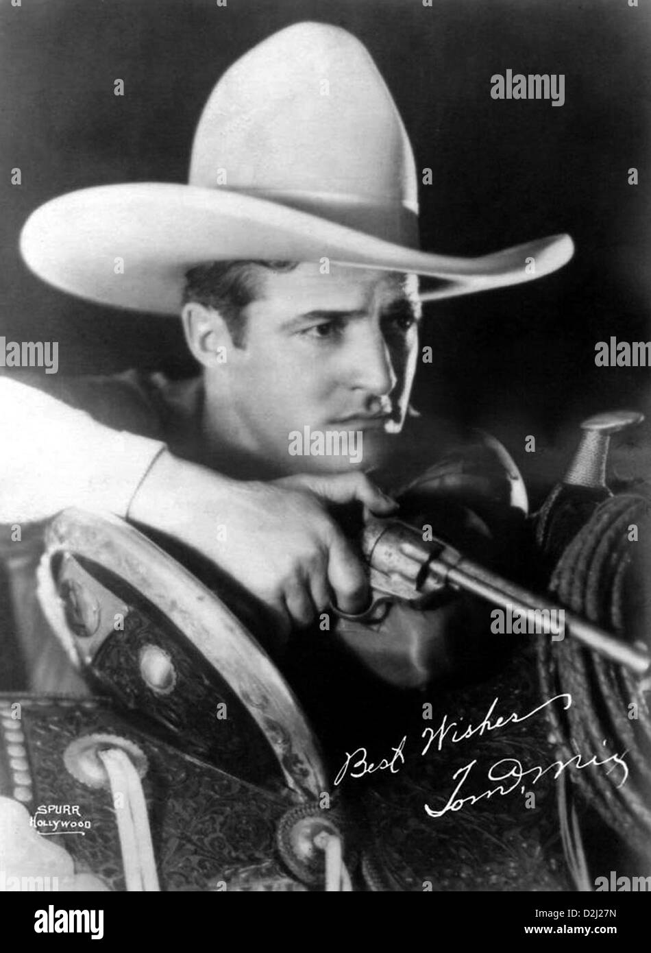 TOM MIX (1880-1940) US Schauspieler, die sich in Cowboy-Rollen spezialisiert Stockfoto