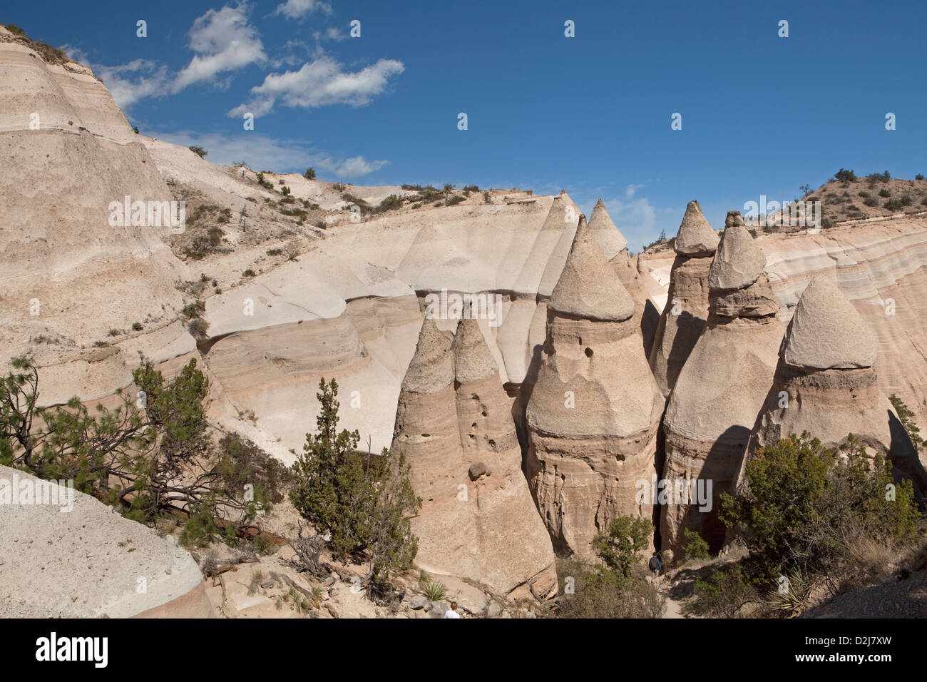 Kasha-Katuwe Zelt Rocks National Monument, New Mexico Stockfoto