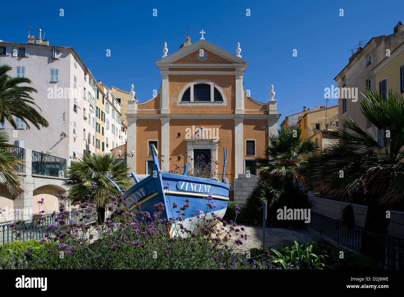 Korsika: Ajaccio - Kathedrale Stockfoto