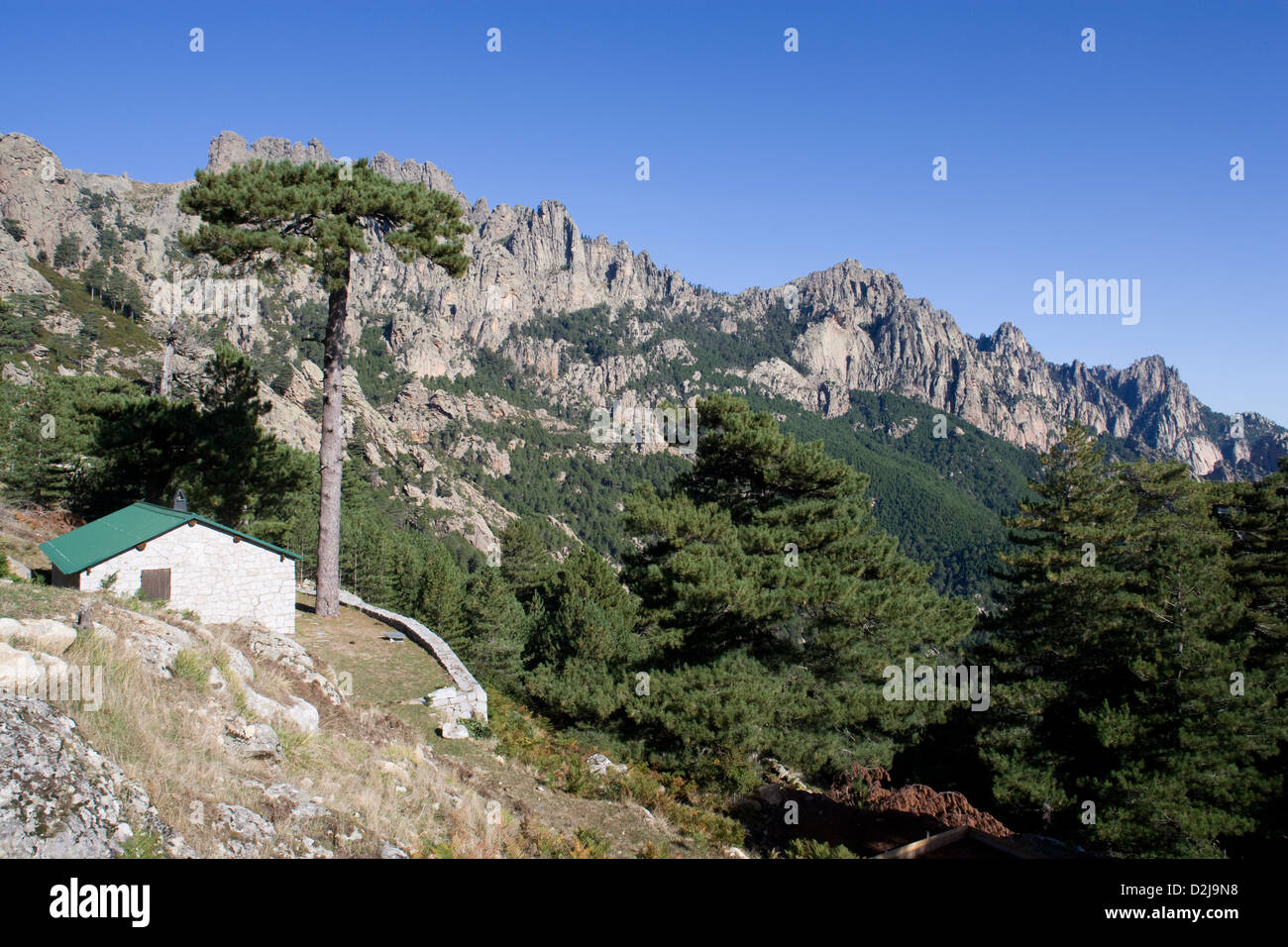 Korsika: Aiguilles de Bavella Stockfoto